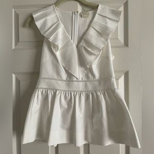 Kate spade collared peplum